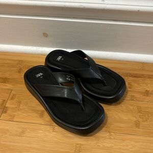 Zara platform sandals